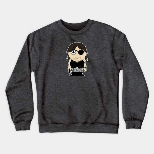 Little Snake Plissken Crewneck Sweatshirt by GritFX